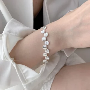 100% Solid 925 Sterling Silver Hiphop Thick Round Bracelet for Women Men Vintage Handmade Hasp Bracelet Birthday Gift S-B451